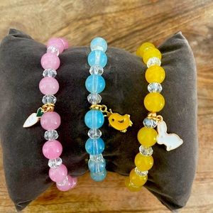 Easter Charm Bracelet Set